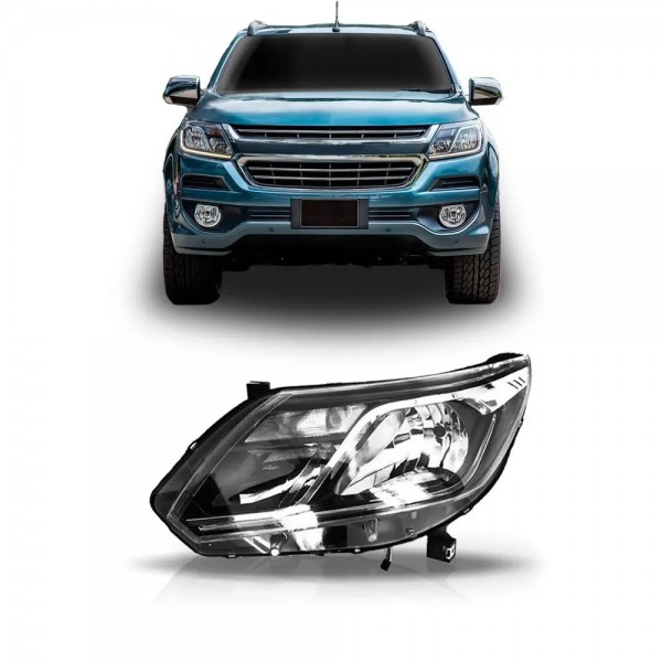 Farolete S10 Trailblazer 17 18 2019 Eletrico C/ Motor C/ Led