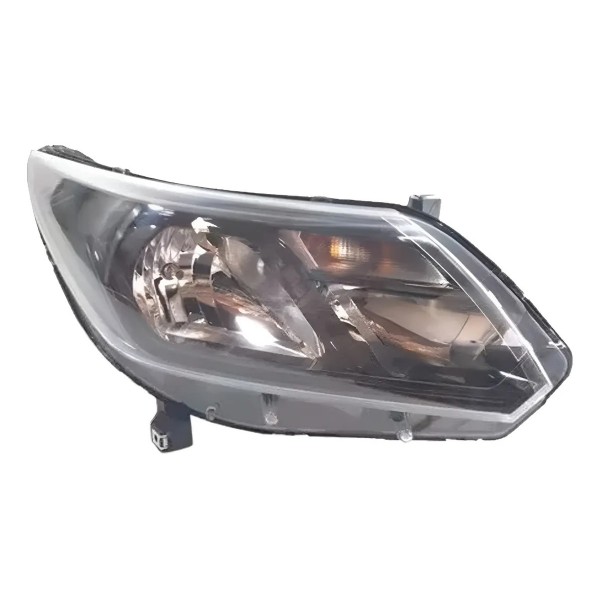 Farol S10 Trailblazer 2017/ Manual C/ Friso Preto S/ Led
