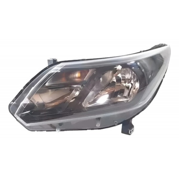 Farol S10 Trailblazer 2017/ Manual C/ Friso Preto S/ Led