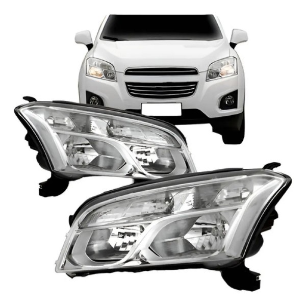 Par Farol Tracker 2014 2015 2016 Eletrico Com Motor