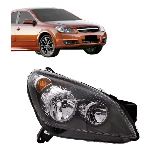 Farol Vectra 2006 2007 2008 Fume Com Aro Cromado