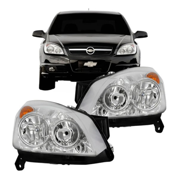 Par Farol Vectra 2006 2007 2008 Cromado Chevrolet