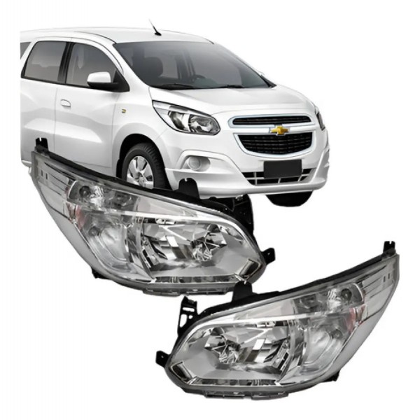 Par Farol Spin 2012 2013 2014 2015 2016 Cromado Chevrolet