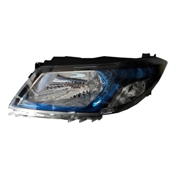 Par Farol Onix Prisma 2012 2013 2014 Mascara Negra Fume