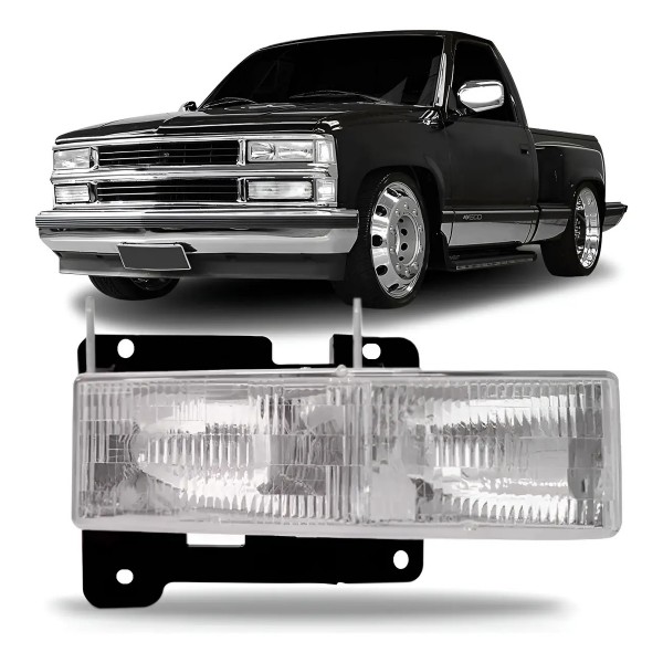 Farol Silverado 1993 94 95 96 97 98 99 A 2001 Superior
