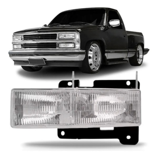 Farol Silverado 1993 94 95 96 97 98 99 A 2001 Superior