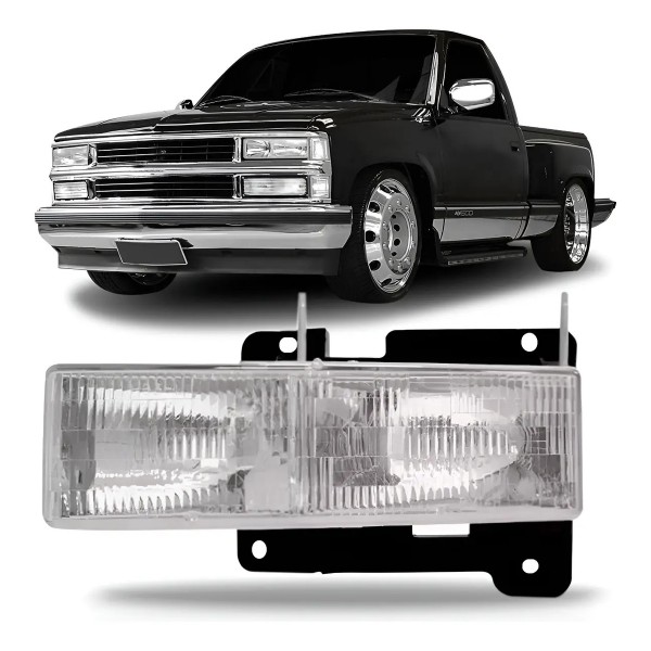 Farol Silverado 1993 94 95 96 97 98 99 A 2001 Superior