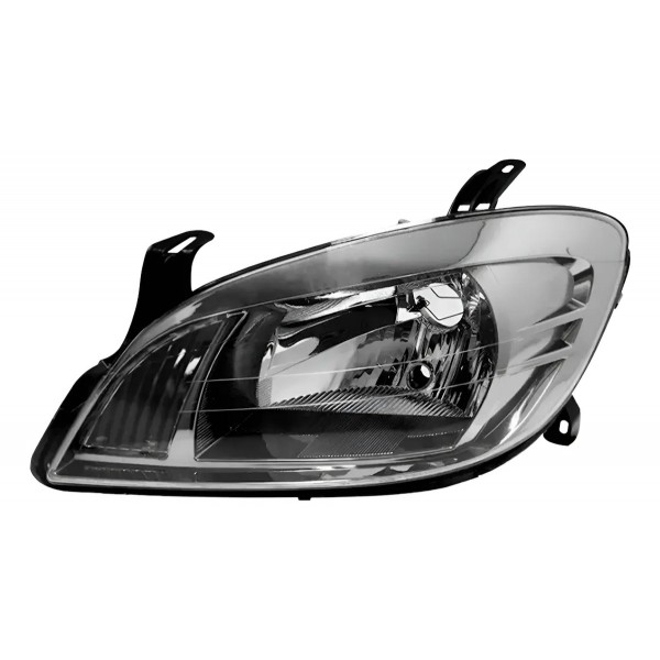 Farol Chevrolet Celta E Prisma 2007 A 2012 Fumê Claro