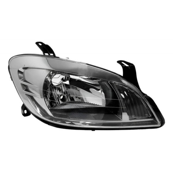 Farol Chevrolet Celta E Prisma 2007 A 2012 Fumê Claro
