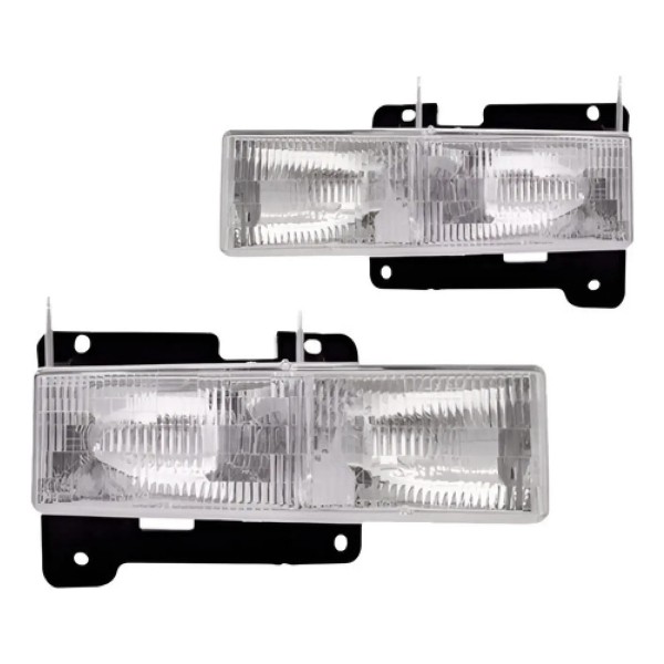 Par Farol Silverado 1997 A 2004 Modelo Original