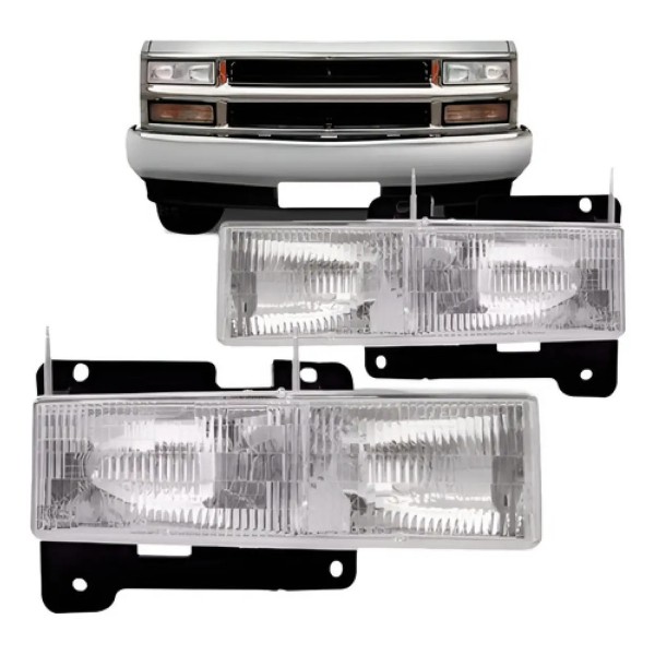 Par Farol Silverado 1997 A 2004 Modelo Original