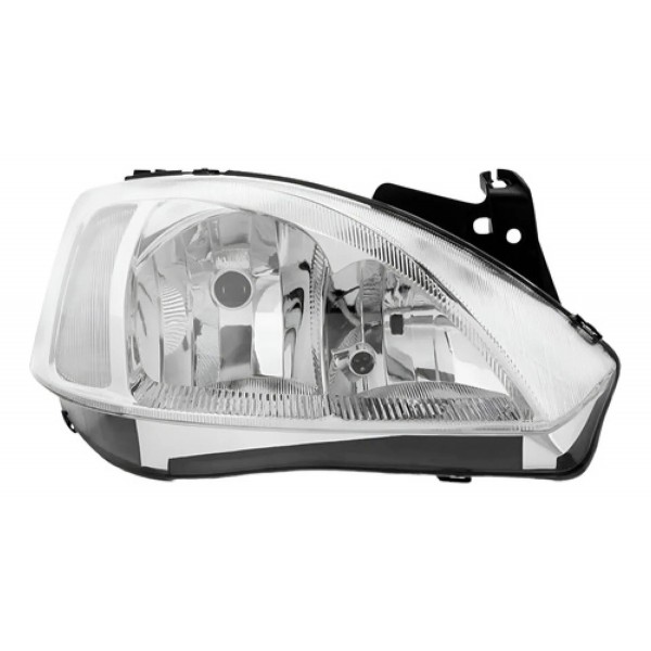 Farol Chevrolet Corsa Montana 2003 Á 2007 Cromado Manual Ty