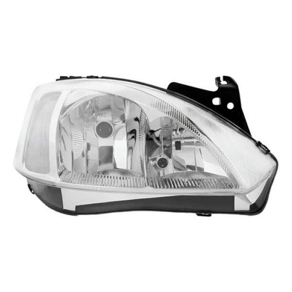 Farol Chevrolet Corsa Montana 2003 Á 2007 Cromado Manual Ty