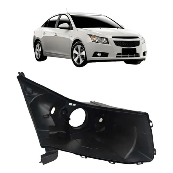 Carcaça Farol Cruze 2011 A 2014