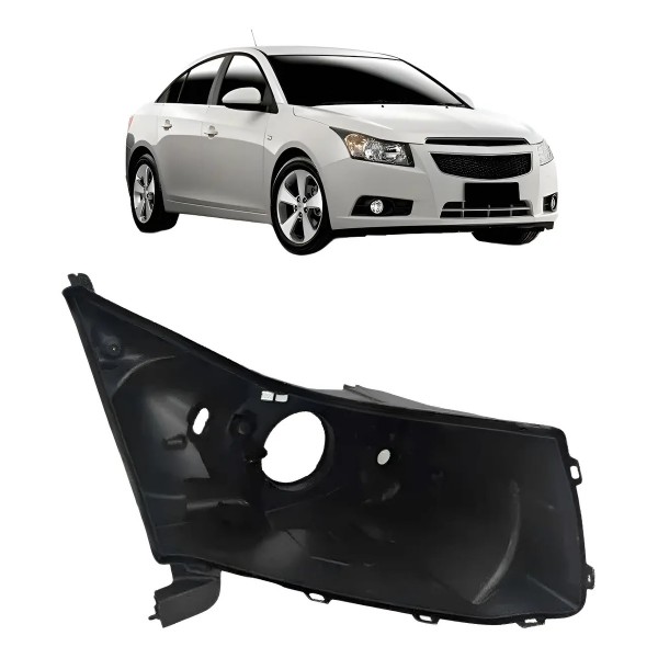 Carcaça Farol Cruze 2011 A 2014
