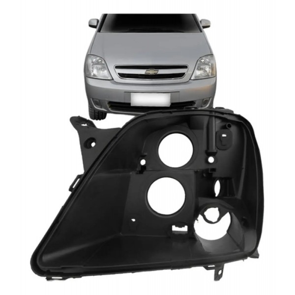 Carcaça Farol Meriva 2003 A 2011