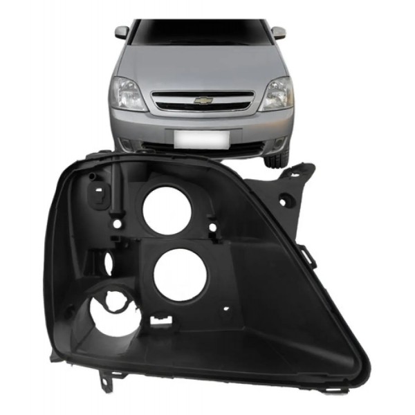 Carcaça Farol Meriva 2003 A 2011