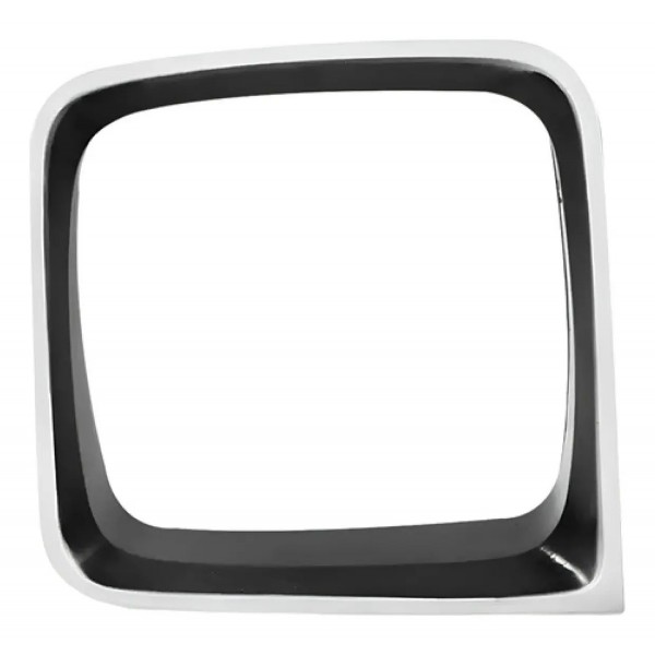 Aro Moldura Farol Chevette 1981 A 1982 Preto Modelo Original