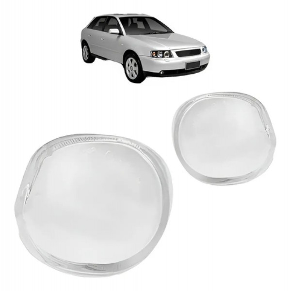 Par Lente Farol Milha Auxiliar Audi A3 2001 02 03 04 05 2006