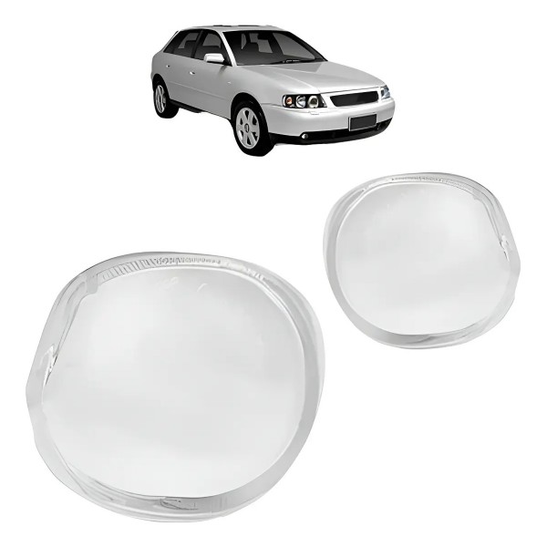Par Lente Farol Milha Auxiliar Audi A3 2001 02 03 04 05 2006