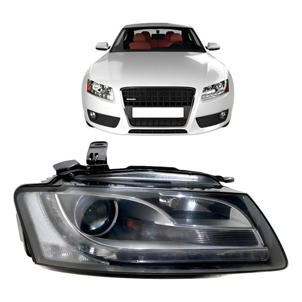 Farol Audi A5 2009 2010 2011 Elétrico Com Led
