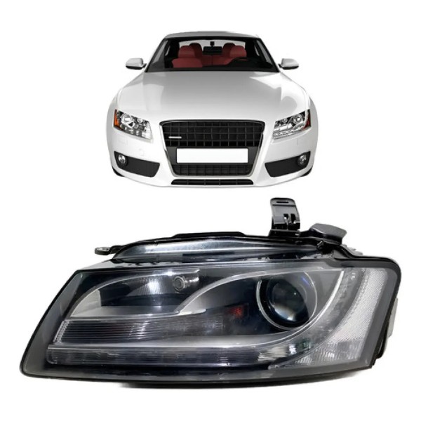 Farol Audi A5 2009 2010 2011 Elétrico Com Led
