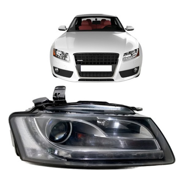Farol Audi A5 2009 2010 2011 Elétrico Com Led
