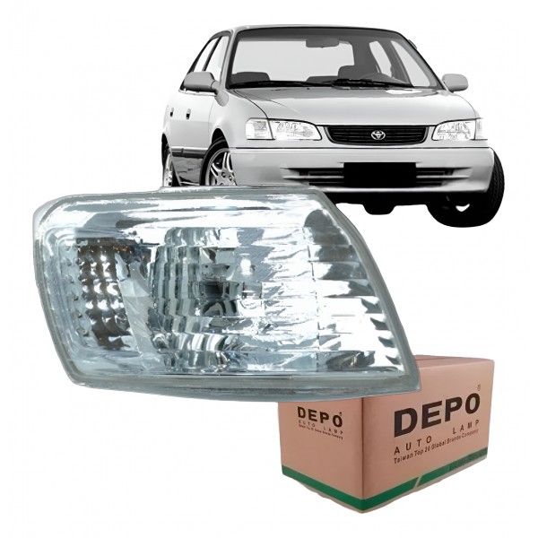 Lanterna Pisca Seta Dianteira Corolla 1998 A 2002 Cristal
