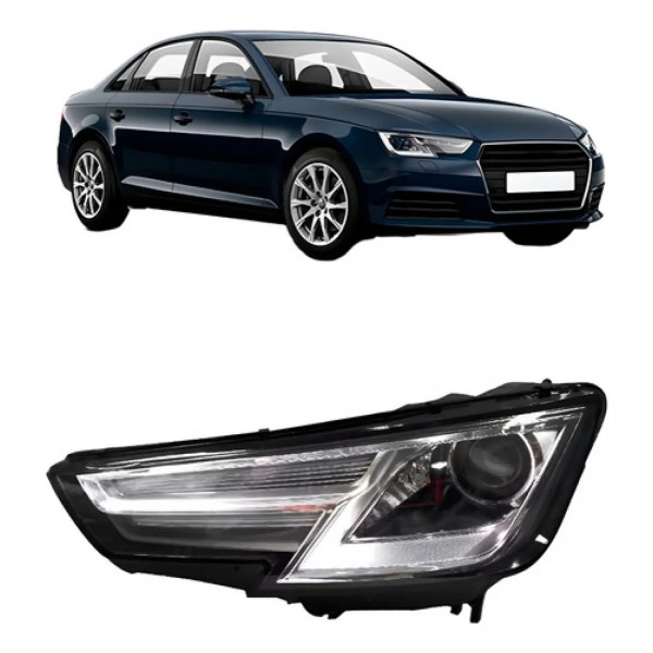 Farol Dianteiro Audi A4 2015 2016 2017 2018 Elétrico