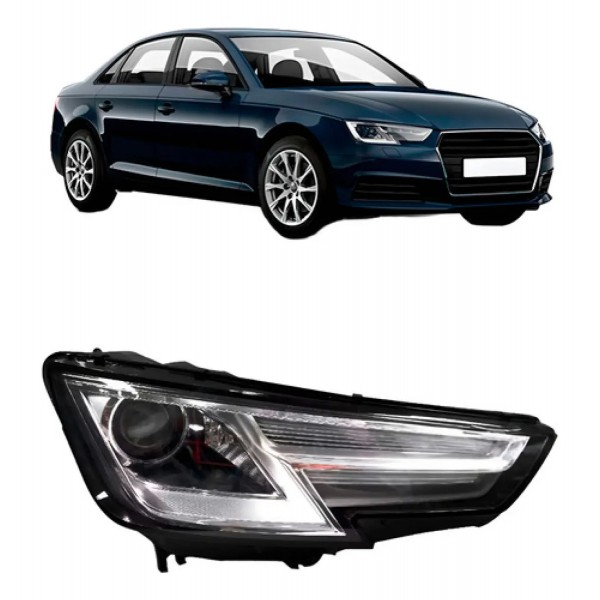 Farol Dianteiro Audi A4 2015 2016 2017 2018 Elétrico