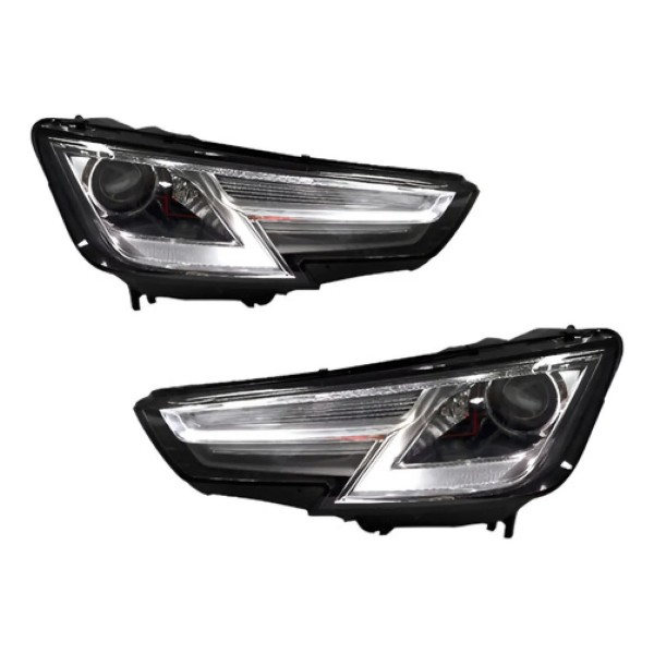 Par Farol Dianteiro Audi A4 2015 2016 2017 2018 Elétrico