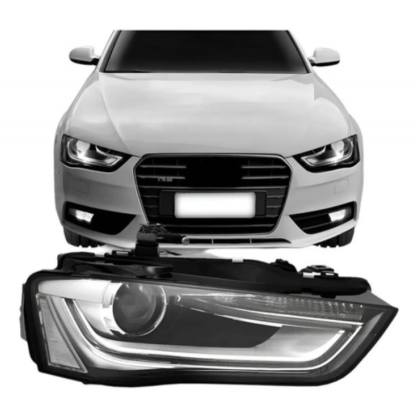 Farol Audi A4 2013 2014 2015 2016 Elétrico Com Motor Tyc