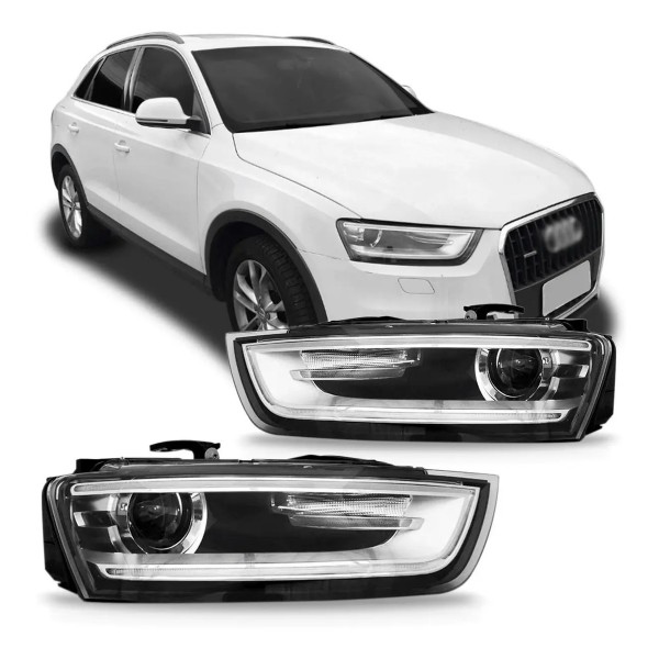 Par Farol Audi Q3 2012 2013 2014 2015 Elétrico Sem Xênon Esquerdo