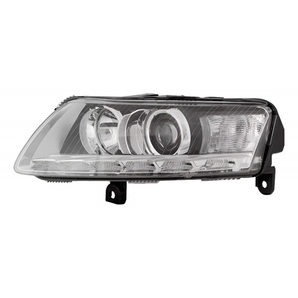 Farol Para Audi A6 2009 A 2011 Elétrico C/ Led Entrada Xên