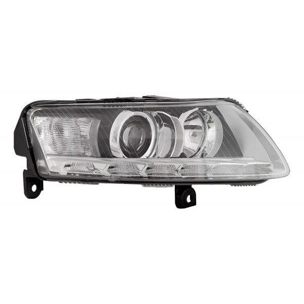 Farol Para Audi A6 2009 A 2011 Elétrico C/ Led Entrada Xên