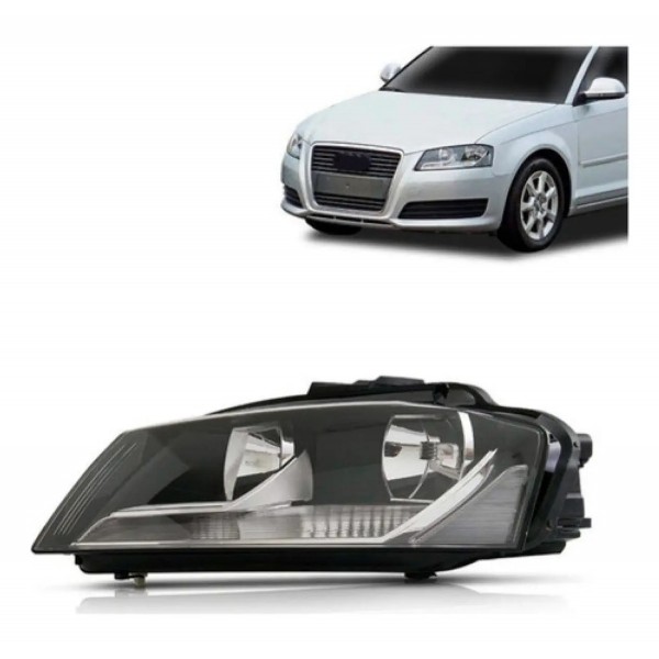Farol Audi A3 2008 2009 2010 2011 2012 Elétrico Com Motor