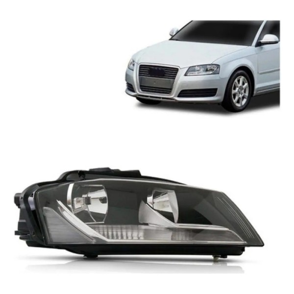 Farol Audi A3 2008 2009 2010 2011 2012 Elétrico Com Motor