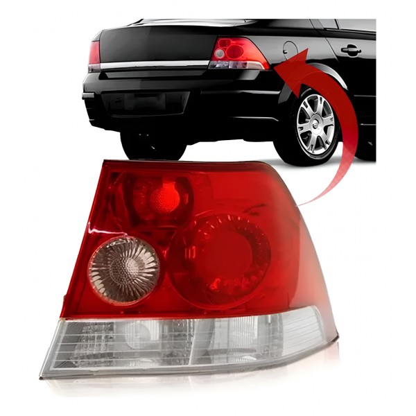 Lanterna Traseira Vectra 2006 07 08 09 10 2011 Sedan Direito Direito/passageiro Vermelho