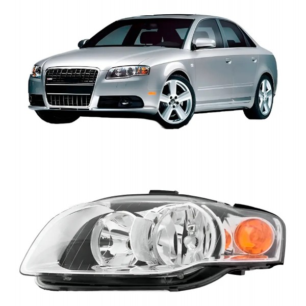 Farol Audi A4 2004 2005 2006 2007 Pisca Âmbar