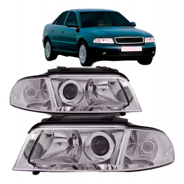 Par Farol Audi A4 1999 2000 Tyc.