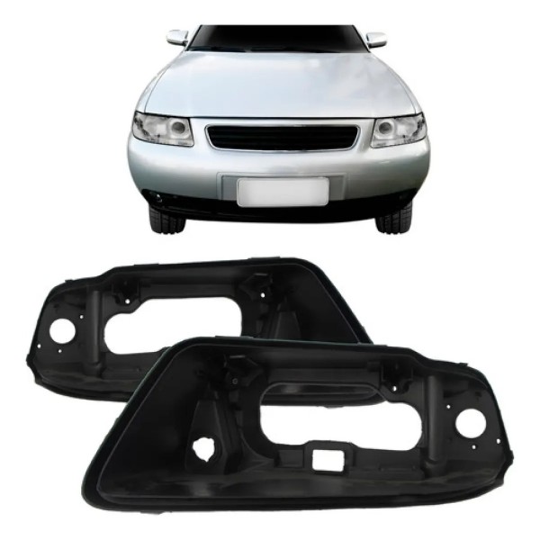 Carcaça Farol Audi A3 01 02 03 04 05 06 07 08