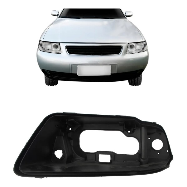 Carcaça Farol Audi A3 01 02 03 04 05 06 07 08