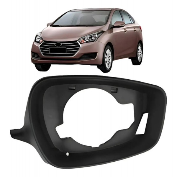 Aro Retrovisor Hb20 2012 13 14 15 16 A 2019 Com Furo Pisca
