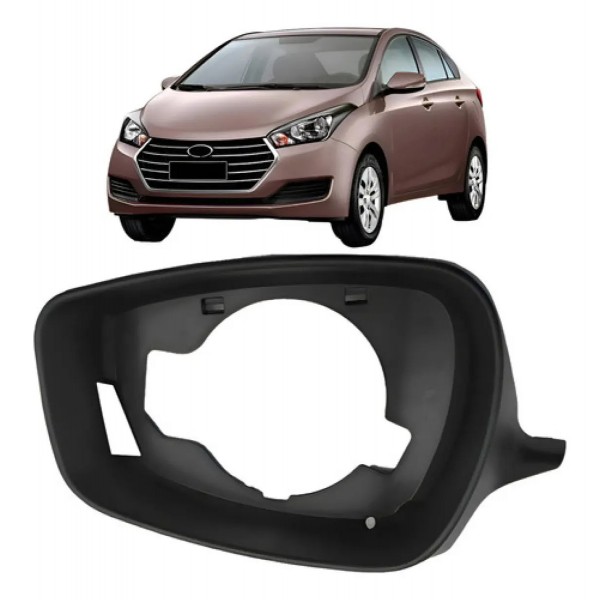 Aro Retrovisor Hb20 2012 13 14 15 16 A 2019 Com Furo Pisca