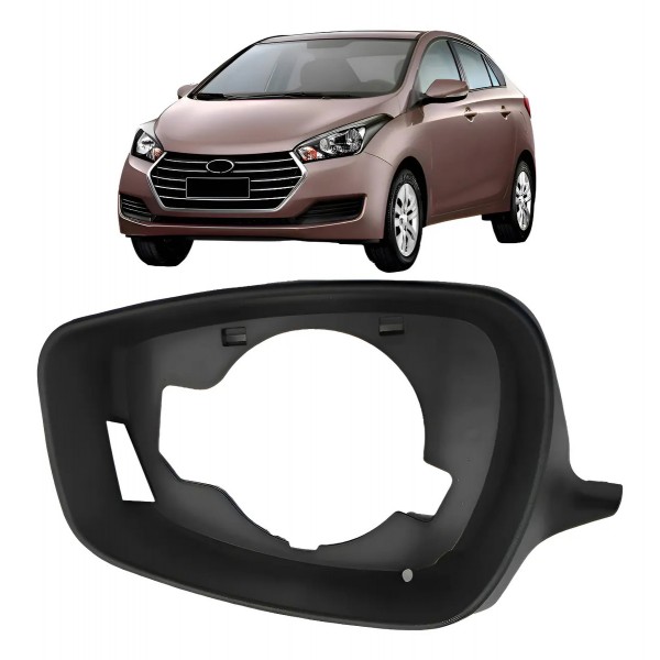 Aro Retrovisor Hb20 2012 13 14 15 16 A 2019 Com Furo Pisca