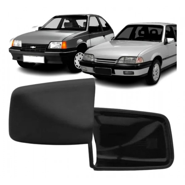 Capa Retrovisor Kadett 1989 A 1998 Monza 1994 A 1997 Direito Preto
