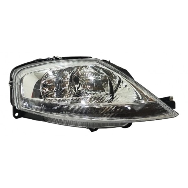 Farol Manual Cromado C3 2003 A 2012 Lado Direito Direito/passageiro