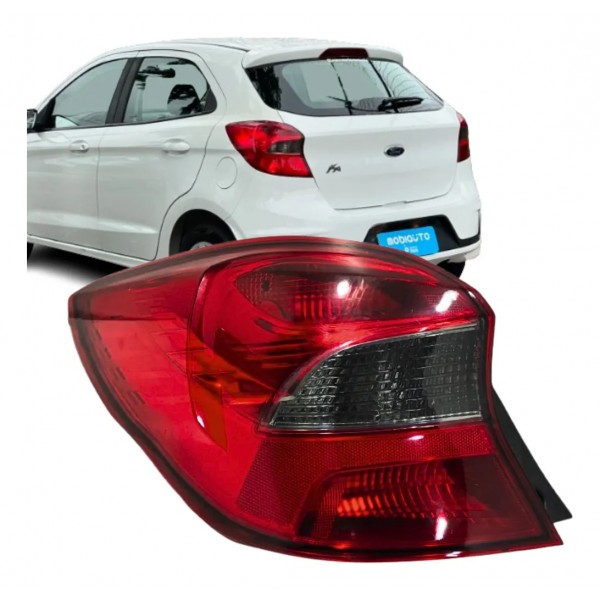 Lanterna Traseira Ka Hatch 2019 A 2022 Esquerdo Fumê Esquerdo/motorista Vermelho