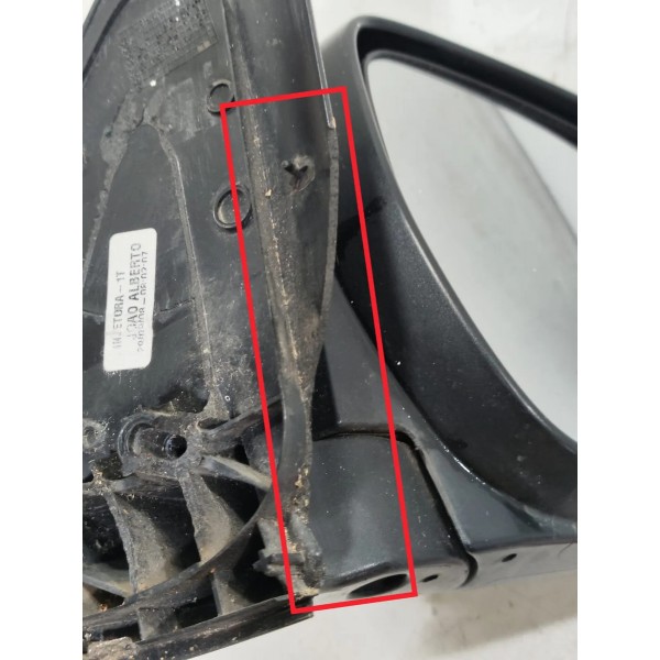 Retrovisor Direito Fixo Hilux 2005 A 2011 Detalhe Original