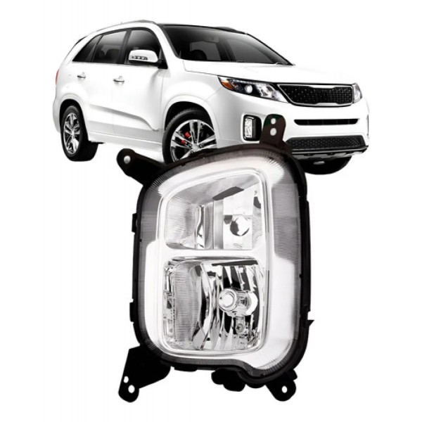 Farol De Milha Auxiliar Sorento 2014 2015 Foco Simples